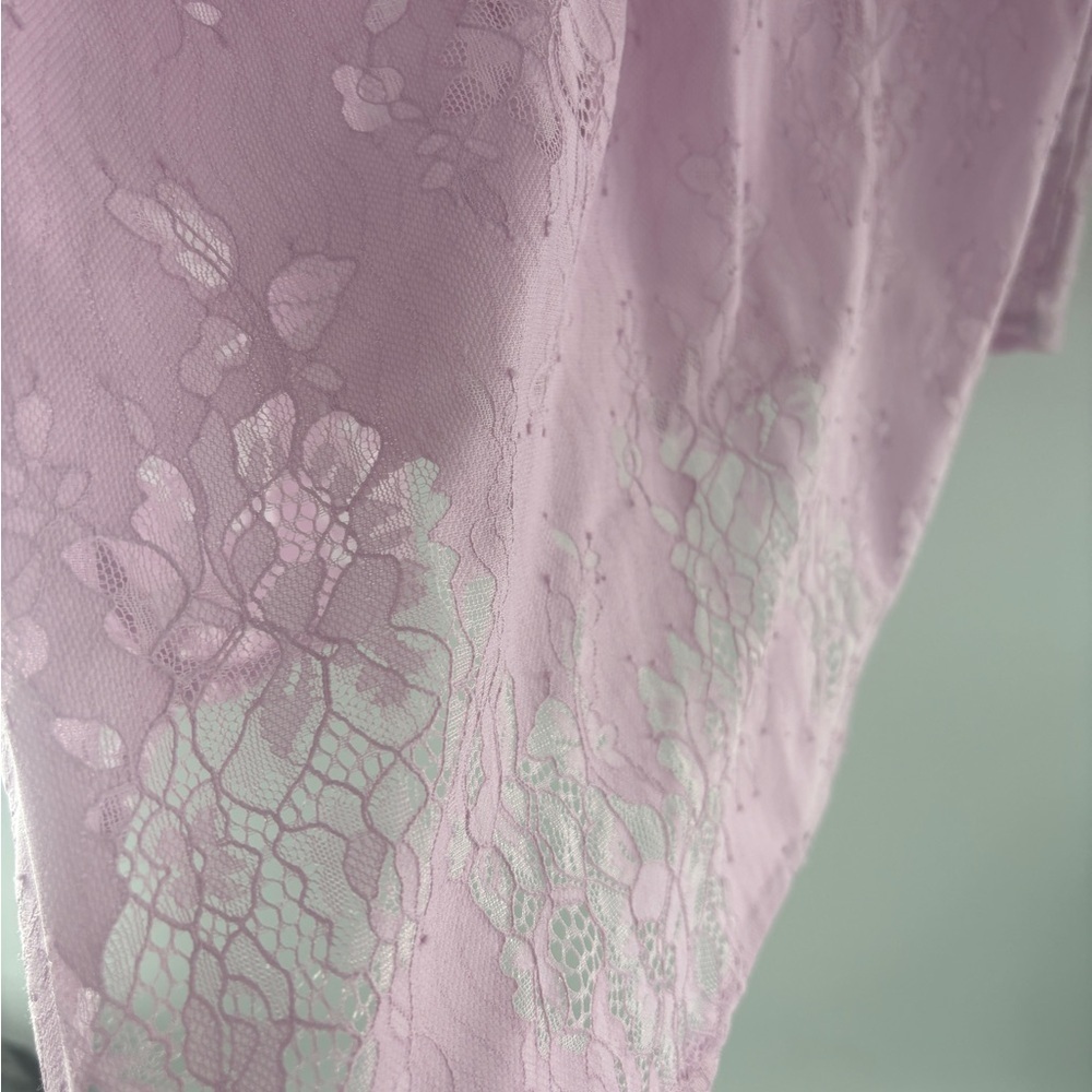 Torrid Lavender Lace Blouse - Picture 7 of 13
